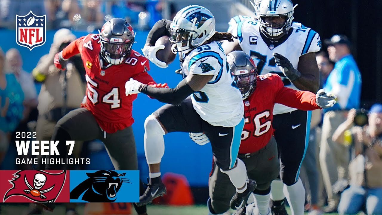 Tampa Bay Buccaneers vs. Carolina Panthers | 2022 Week 7 Game Highlights