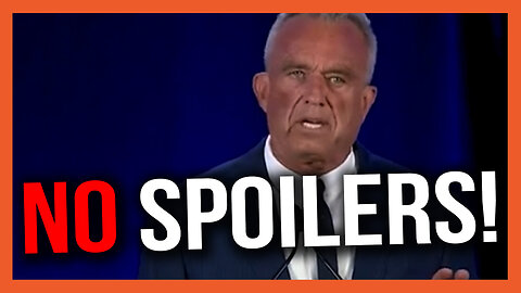 No Spoilers! RFK: I'm Removing My Name from 10 Battleground State's Ballots