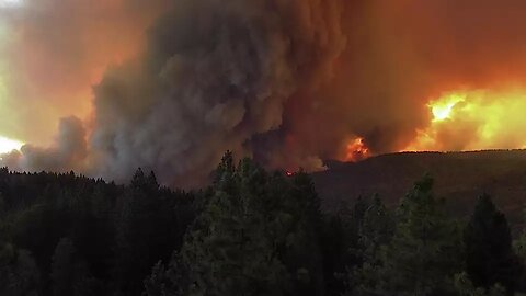 Very Rare Fire Tornado in California Park Fire