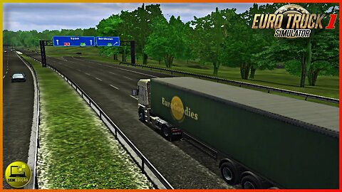 EURO TRUCK SIMULATOR 1 PT BR BORA JOGAR #7 PARIS ROMA ENTREGA DE QUEIJO #semedissaum #pc #games