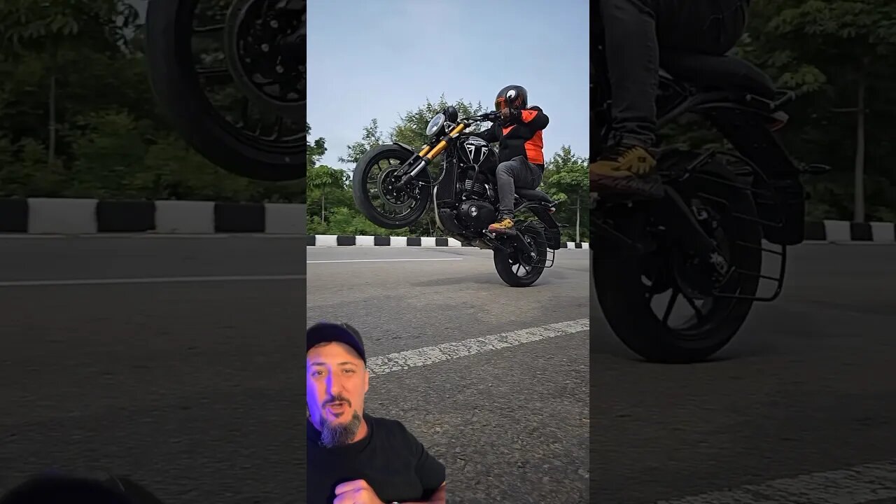 Nova Triumph speed 400 já vai pro grau