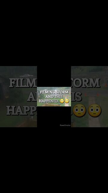 In My Front Door Filming Crazy Storm and Then This Happened...🥺😳
