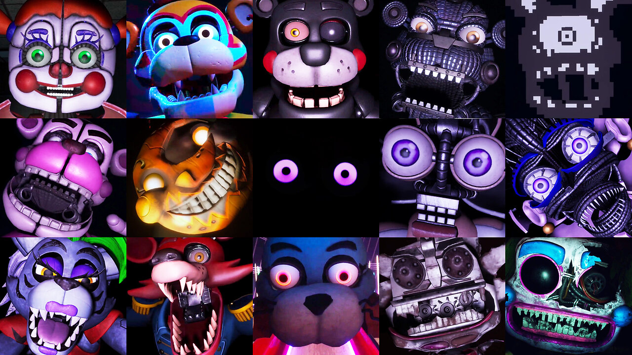 FNAF Help Wanted 2 - All Jumpscares (Complete & Arranged)