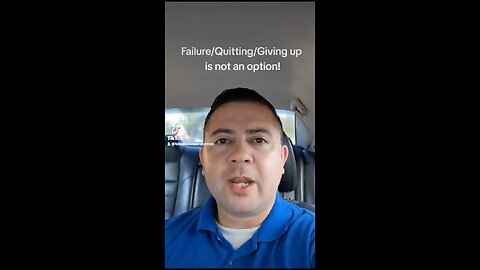 Failure is not an option!