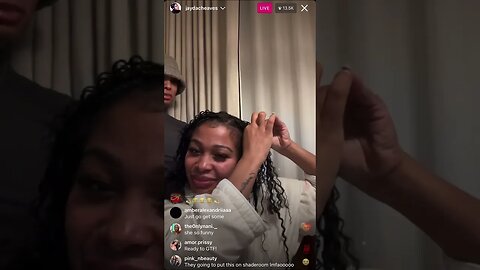 JAYDA Cheaves Instagram Live, Does Her Hair, Talks About What She Got Going On (08.01.23) PT.2