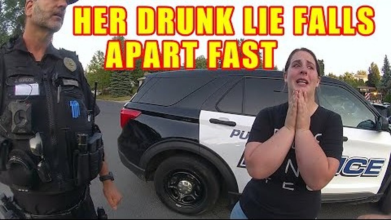 Drunk Mother's Elaborate Lie Unravels Quickly in Bodycam DUI Arrest!