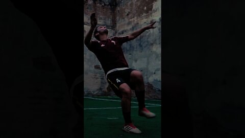 Soccer football player tries an overhead kick #Shorts