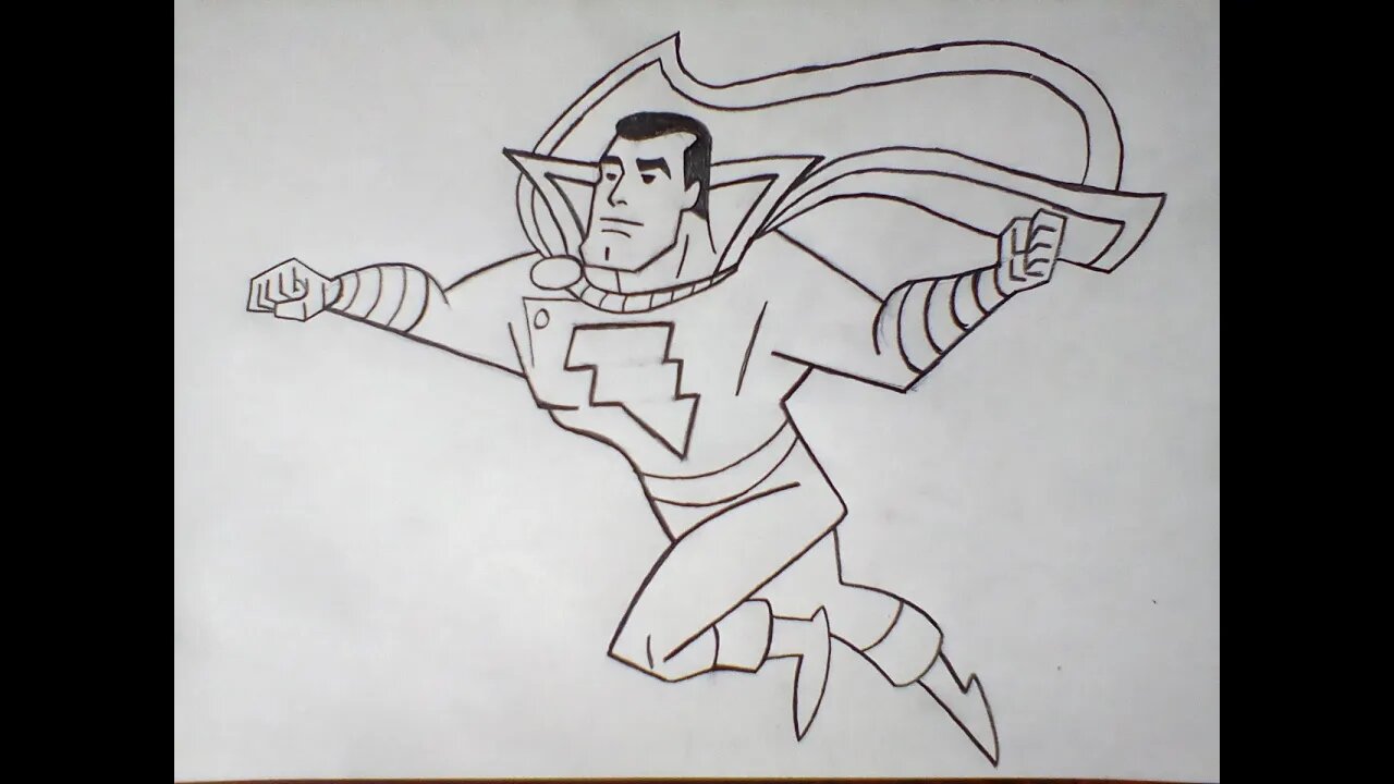 How to Draw Shazam from the DC Universe