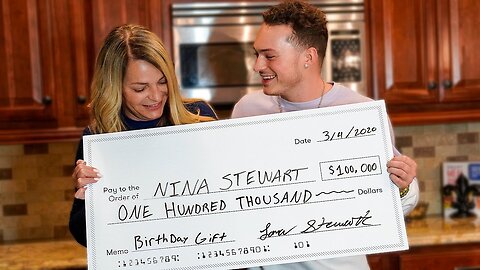 Giving My Mom $100,000 (Proudest Day Of My Life)