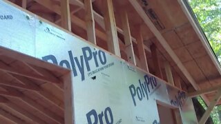 Leslie art studio exterior insulation