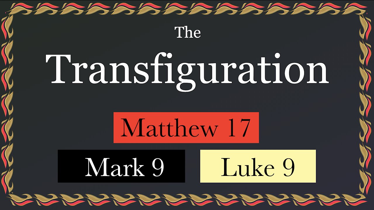 336. After 6 Days, But Before 8 Days. Matthew 17:1, Mark 9:2, Luke 9:28