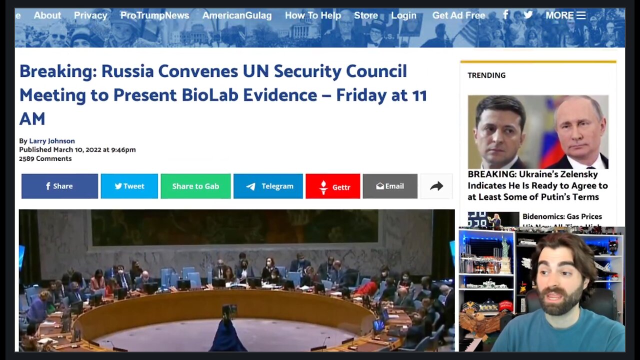 Russia Convenes UN SECURITY COUNCIL Meeting Presenting US BIOLAB EVIDENCE!