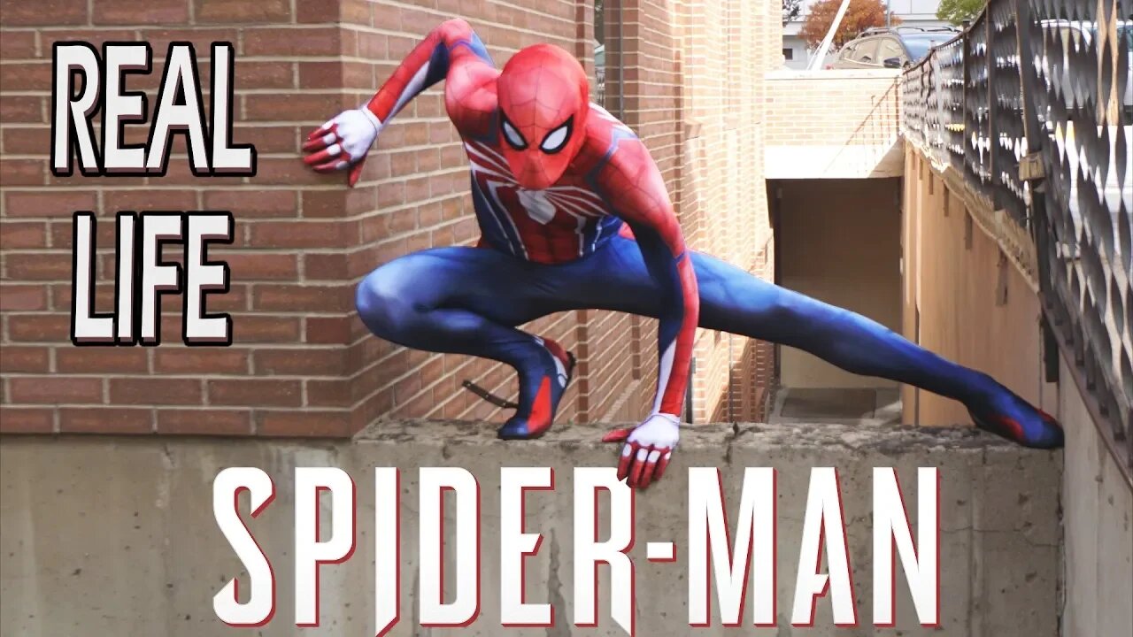 Spider-Man PS4 In Real Life (Building Climb, Flips, Public Reactions)