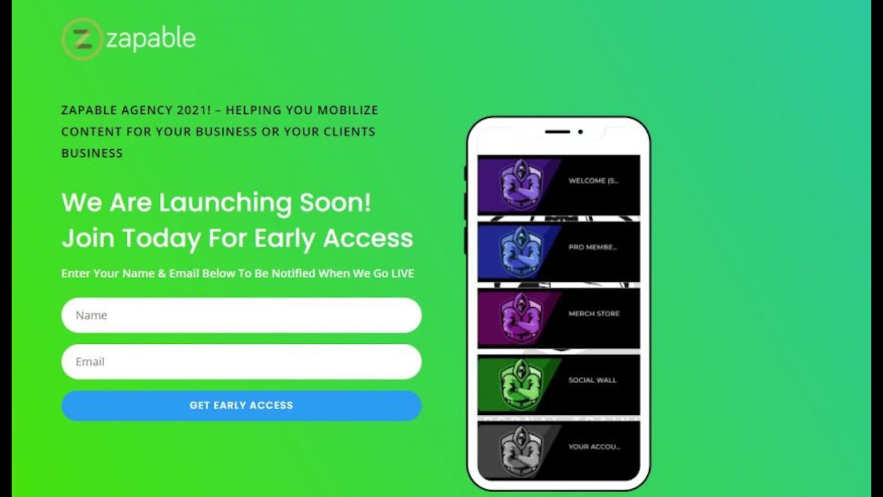 Zapable - Instant Mobile App Agency - (Software)