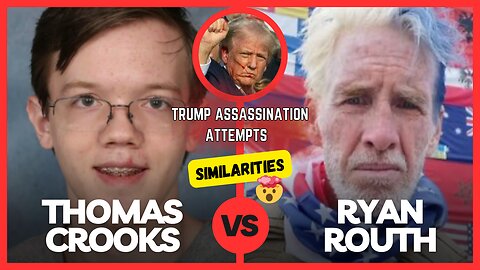 Connections between Donald Trump Shooters * Trump Assassination Attempts 1 & 2