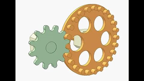 2886 Pin gear drive 1A