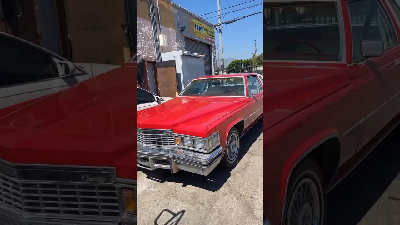 My 79 Cadillac Coupe DeVille After Paint 😍 #cadillac