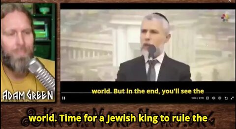 Rabbi "It's TIME for the MESSIAH, Time for us to receive our REWARD & for a Jewish King to rule the world"