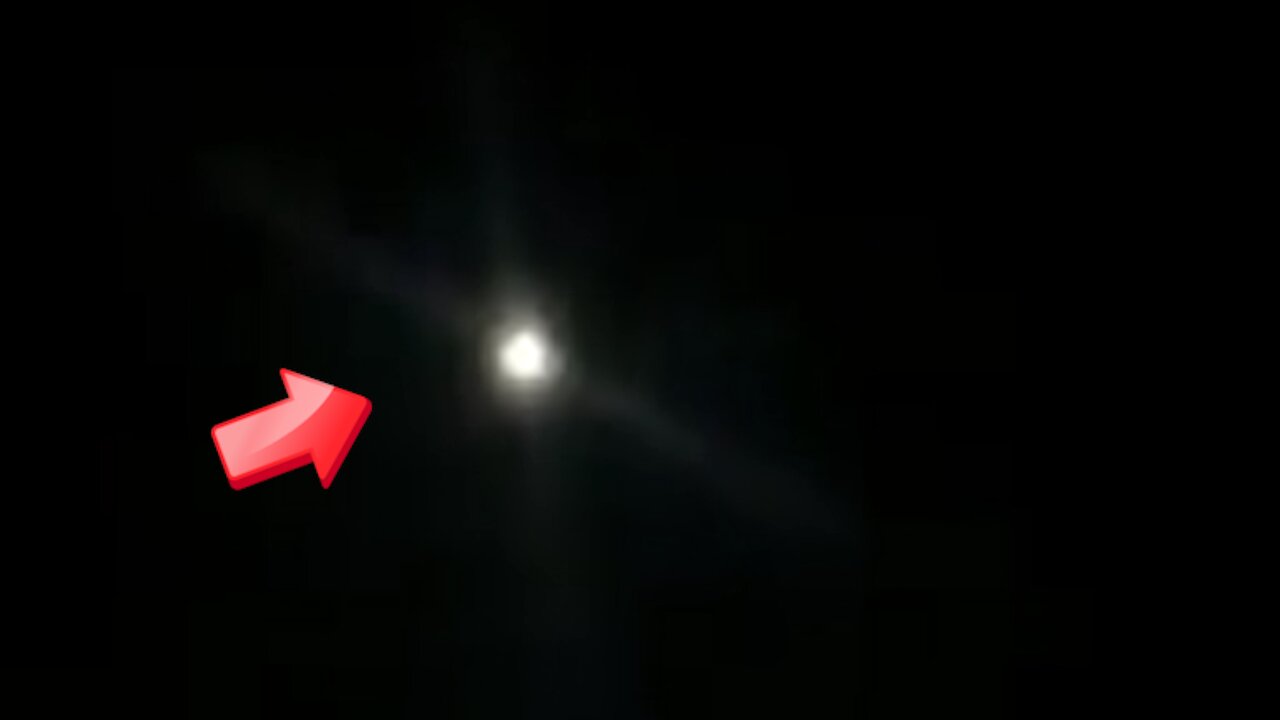 UFO sighting with strong light at high altitude [Space]