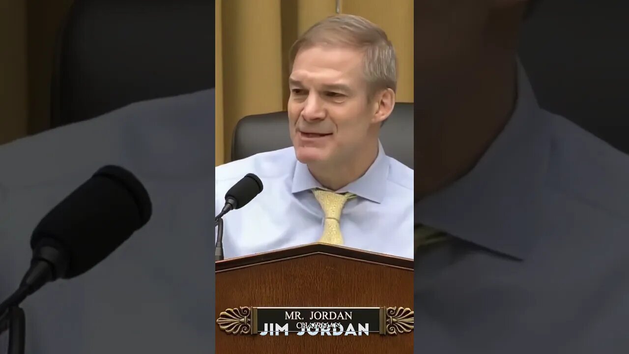 Jim Jordan, Maybe It's Because They Had The Laptop