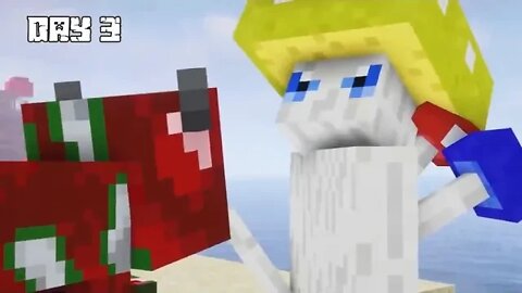 5 I Survived 100 DAYS as a MOOSHROOM in HARDCORE Minecraft!
