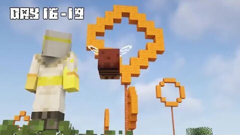 I $ Survived $ 100 $ DAYS $ as $ a $ BEE in HARDCORE Minecraft!