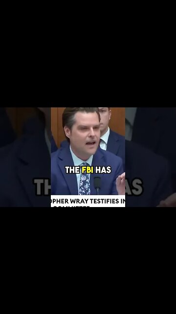FBI Scandal Ignorance of Unlawful Queries Revealed#shorts #christopherwray #mattgaetz