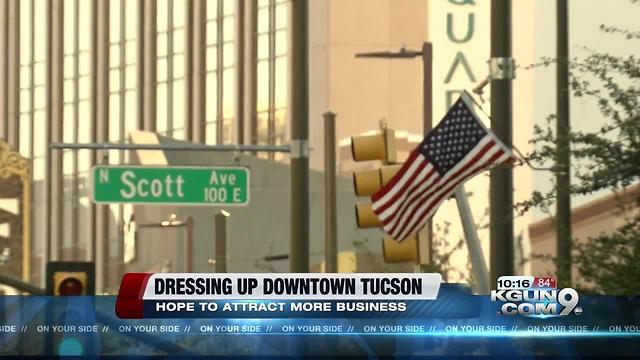 Decorating downtown to attract more business