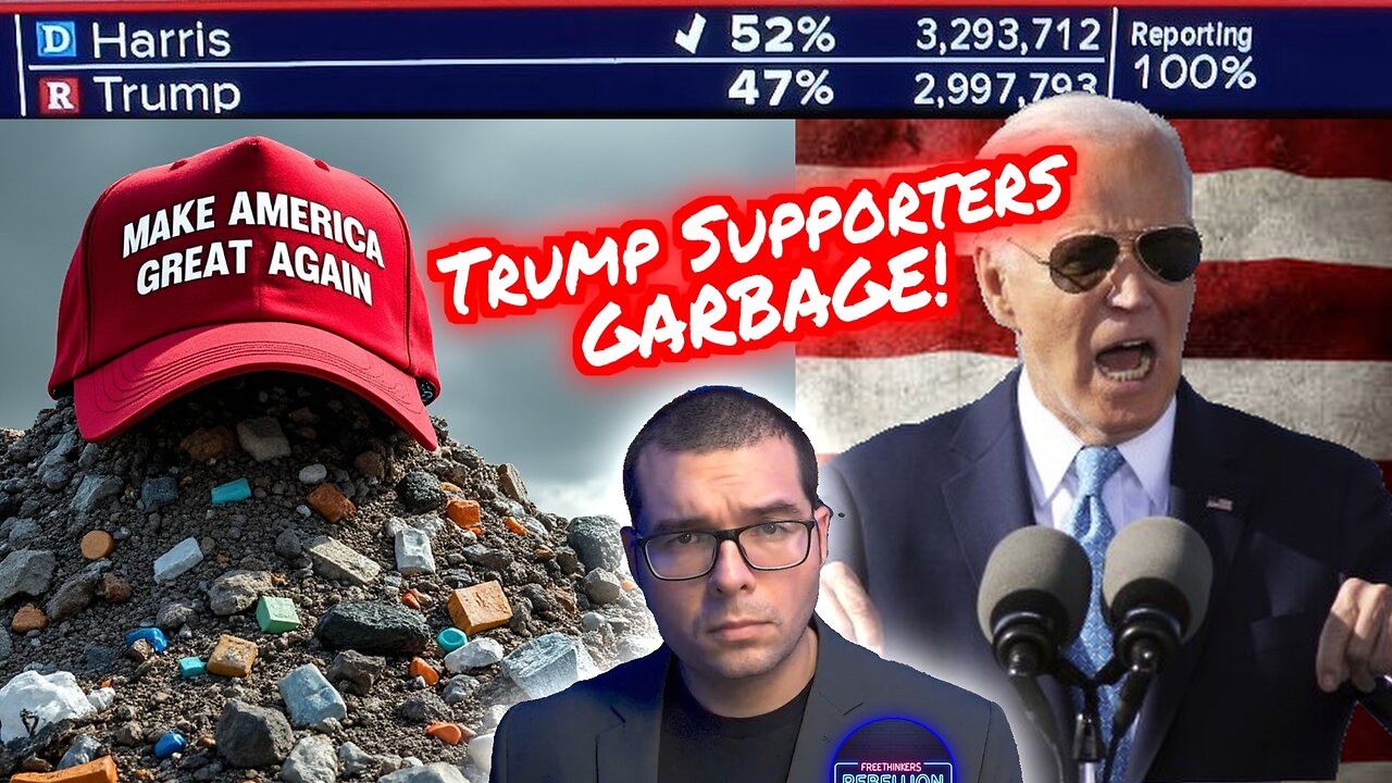 ELECTION RESULTS ALREADY?? BIDEN CALLS Trump supporters GARBAGE! TC 10/30/24
