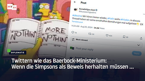 Twittern wie das Baerbock-Ministerium: Wenn die Simpsons als Beweis herhalten müssen …