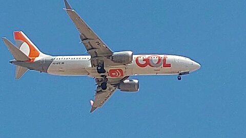 Boeing 737 MAX 8 PS-GPE coming from Brasília to Fortaleza