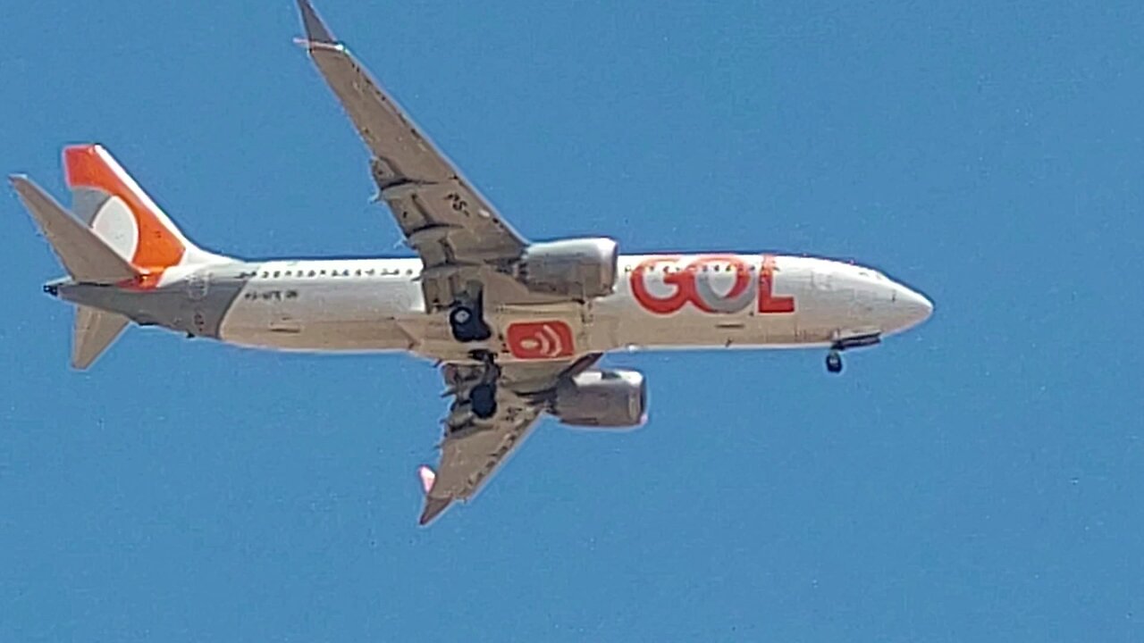 Boeing 737 MAX 8 PS-GPE coming from Brasília to Fortaleza