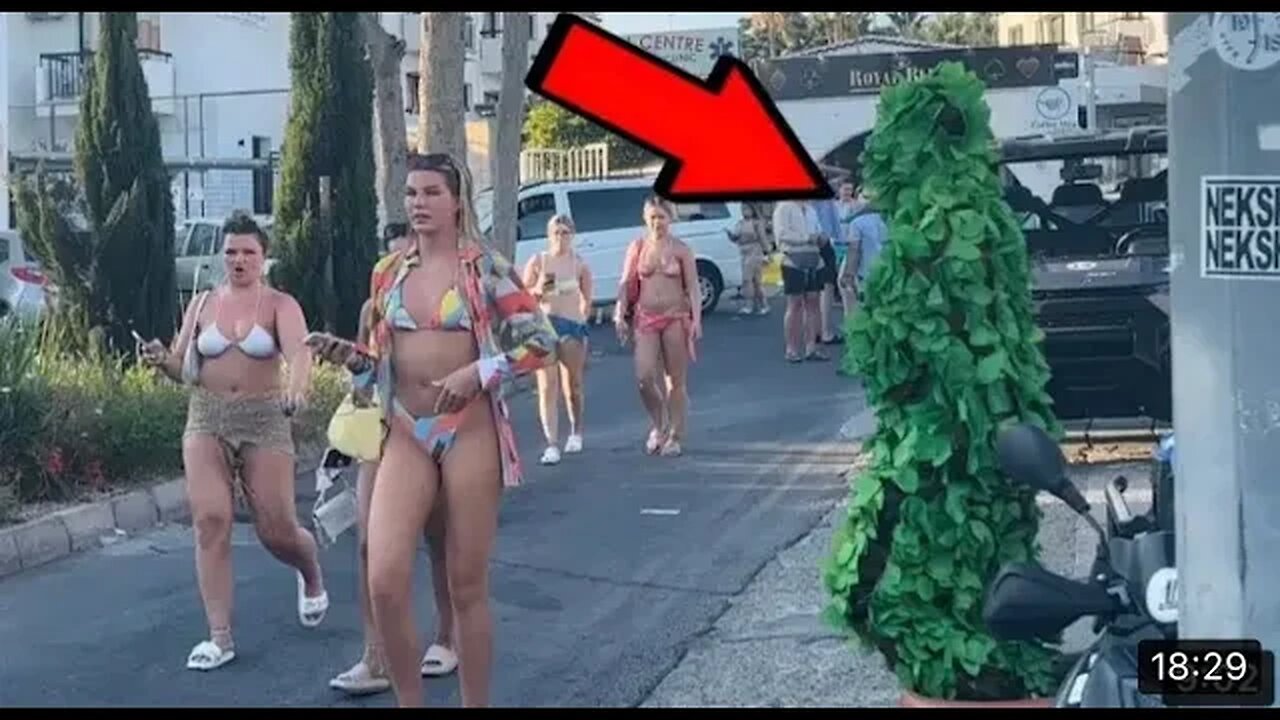 Bushman Prank: Everyone is Scared By This Bush !!!