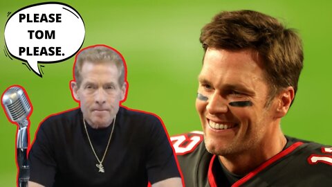 Skip Bayless Has EMOTIONAL REACTION to TOM BRADY Retirement News! PLEASE DON'T GO!