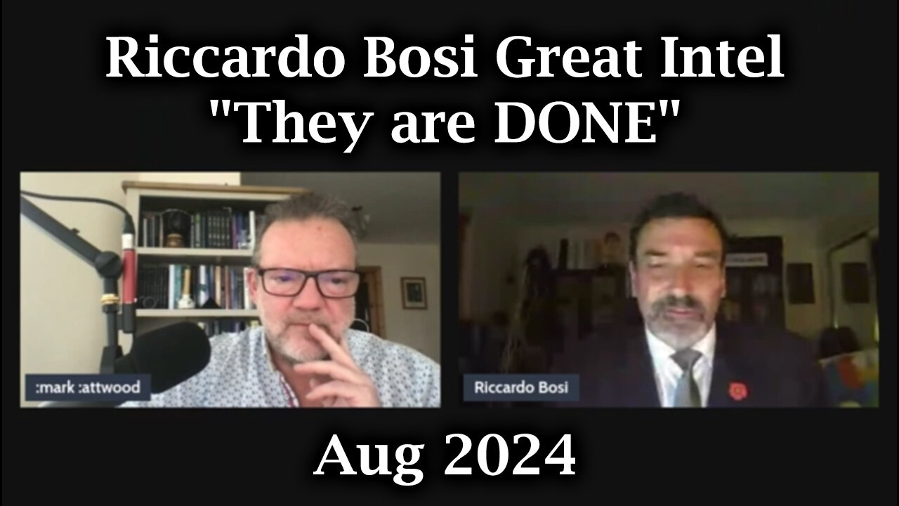 Riccardo Bosi Great Intel "They are DONE"