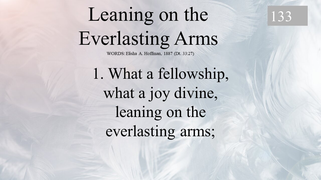 "The Prelude, Open the Eyes of My Heart and Leaning On the Ever Lasting Arms"