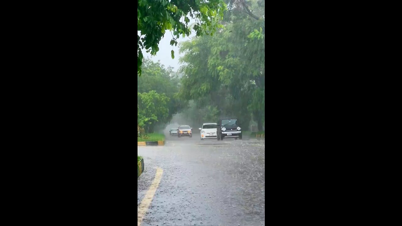 Raining
