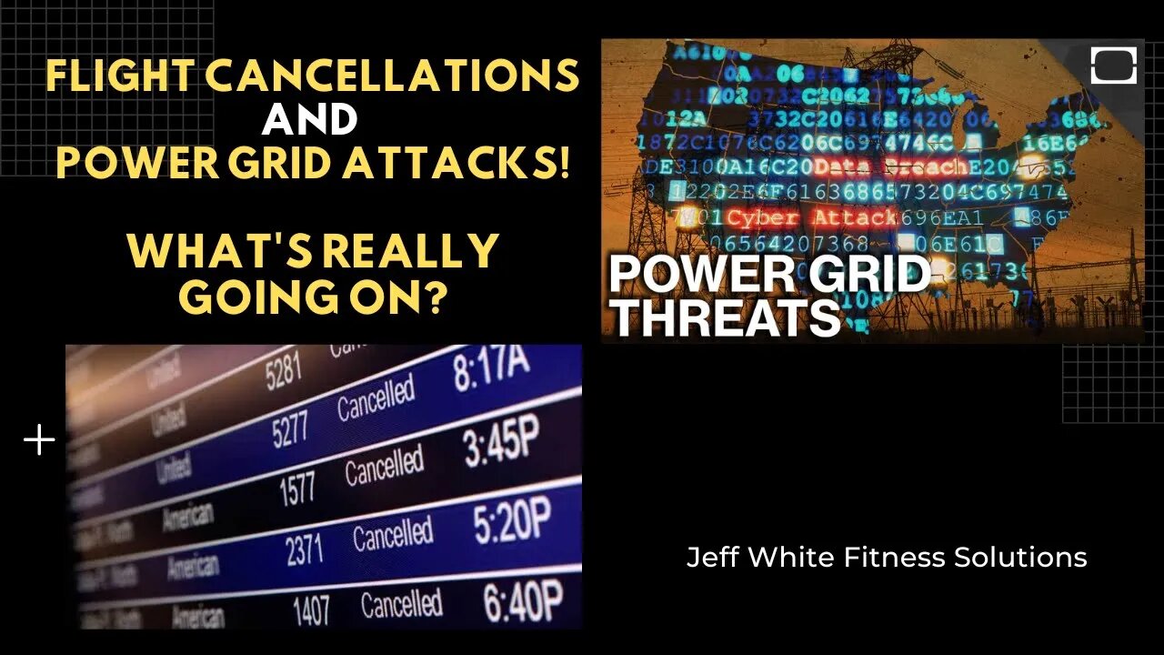 Flight Cancellations and Power Grid Attacks: Should We be Concerned?