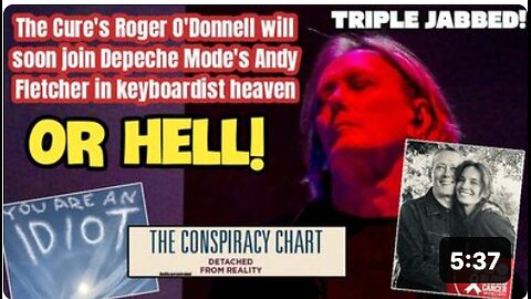 THE CURE KEYBOARDIST WANTS YOU ANTI-VAXX NUTTERS TO KNOW HE'S RIDDLED WITH CANCER