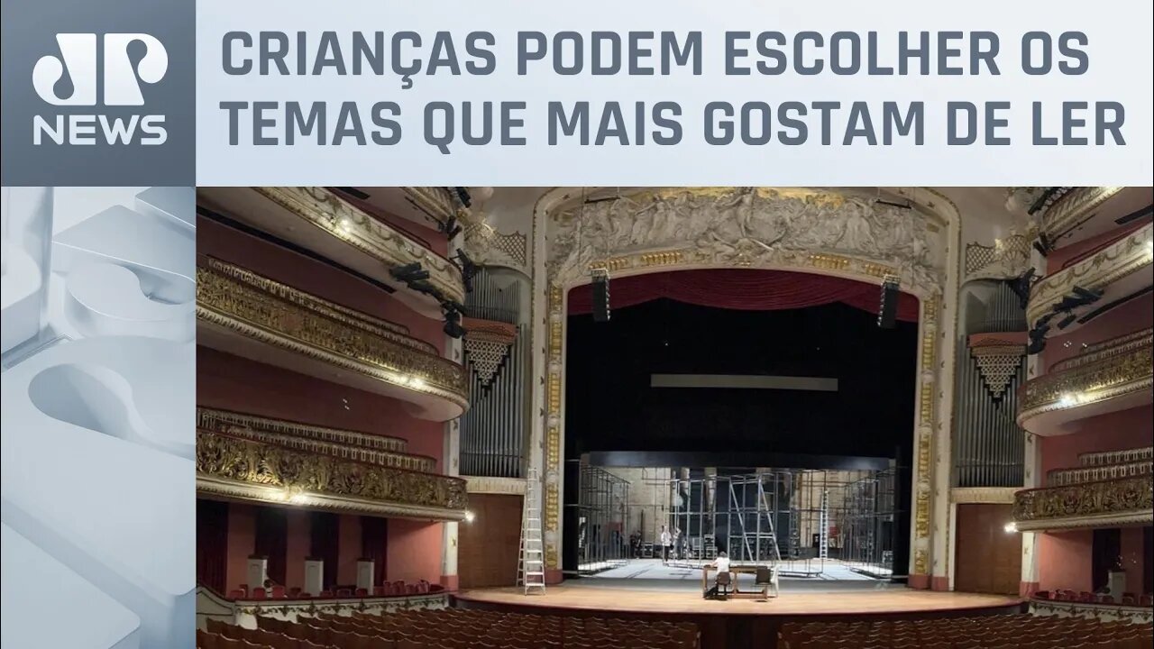 Evento no Theatro Municipal marca início da 12ª Semana de Incentivo à Leitura