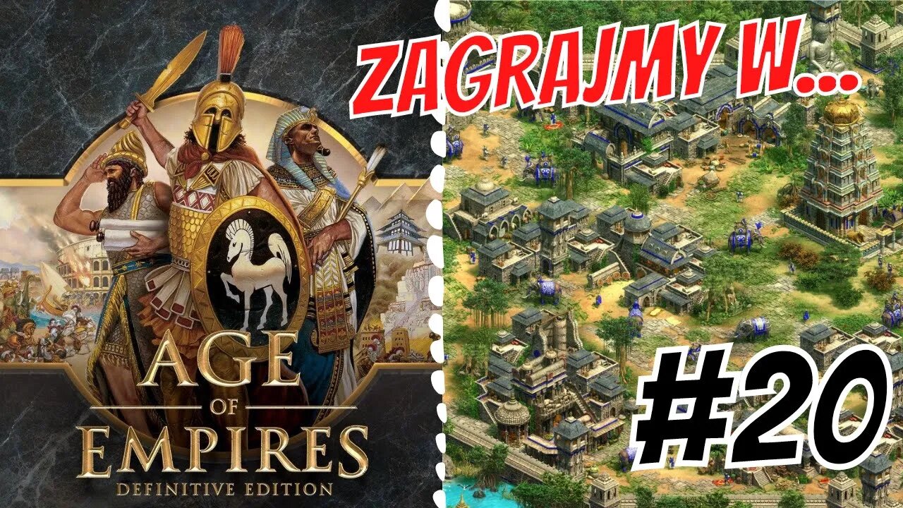 Zagrajmy w Age of Empires Definitive Edition #20 Zbudujmy mur