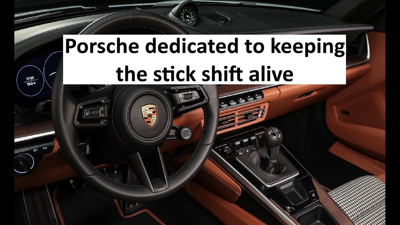 Porsche to keep stickshift alive