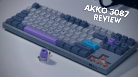 Mechanical keyboard with custom keycaps? - Akko 3087 V2 Silent Review [PT-BR/EN]