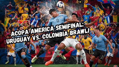 Violent Clash: Uruguay vs. Colombia at Copa America!