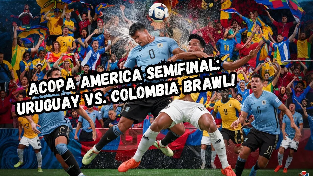 Violent Clash: Uruguay vs. Colombia at Copa America!