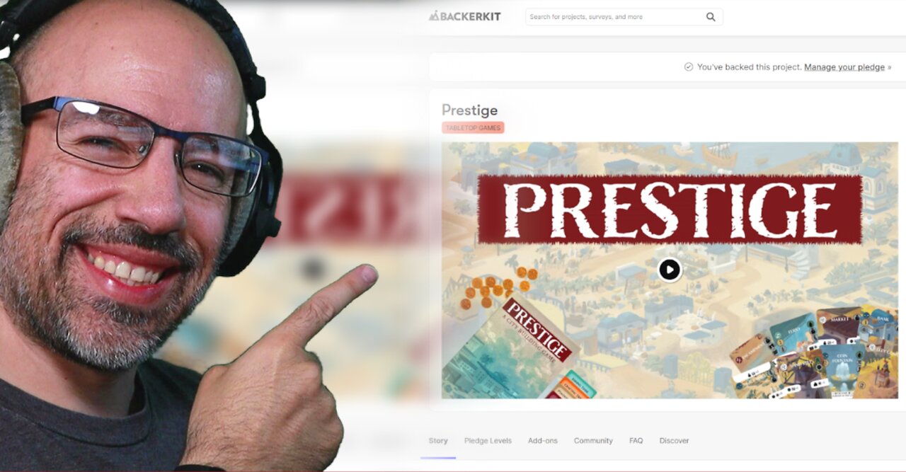Playing Prestige (but no Hugh Jackman) Help Fund it on Backerkit