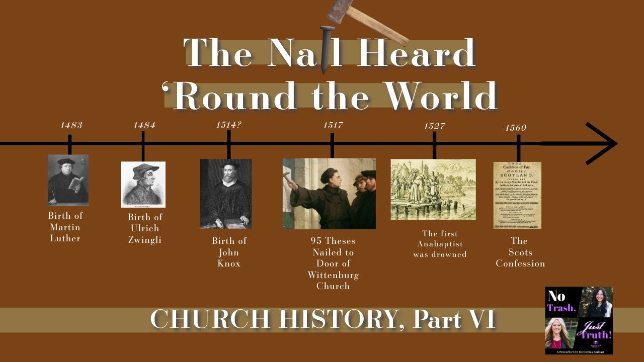 The Nail Heard Round the World! Church History Part 6