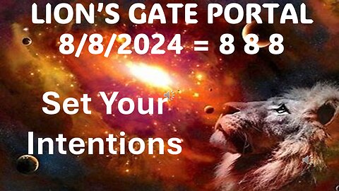 Lion's Gate Portal| Powerful Meditation to Connect and Set Your Intentions