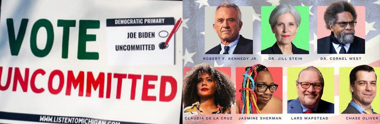 Uncommitted Voters Giving Hope & Rise To Third Parties For 2024