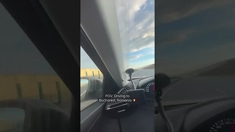 Driving to Bucharest, Romania 🇷🇴 #shorts #povdriving